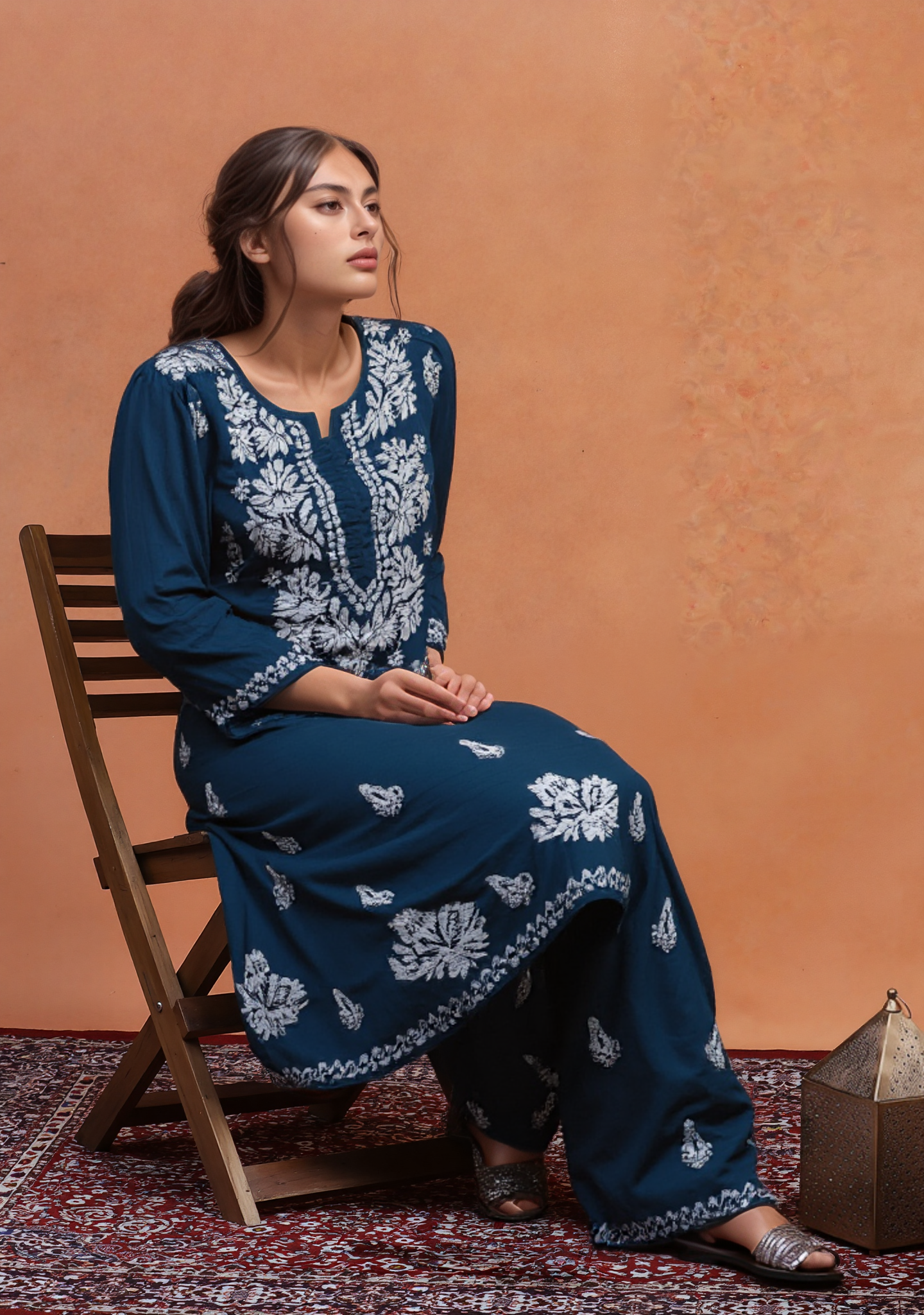 Modal Palazzo Kurta Set