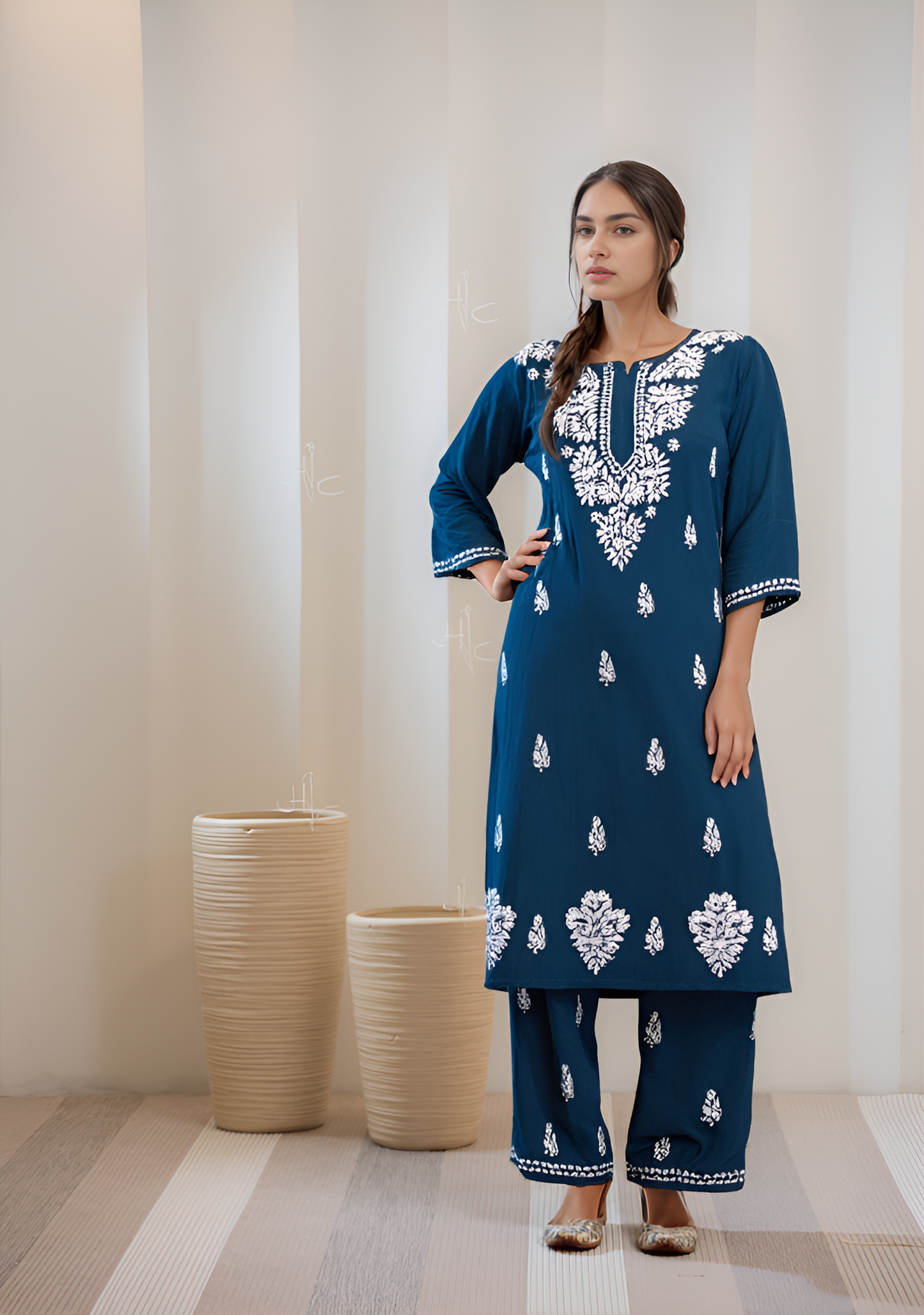 Modal Palazzo Kurta Set