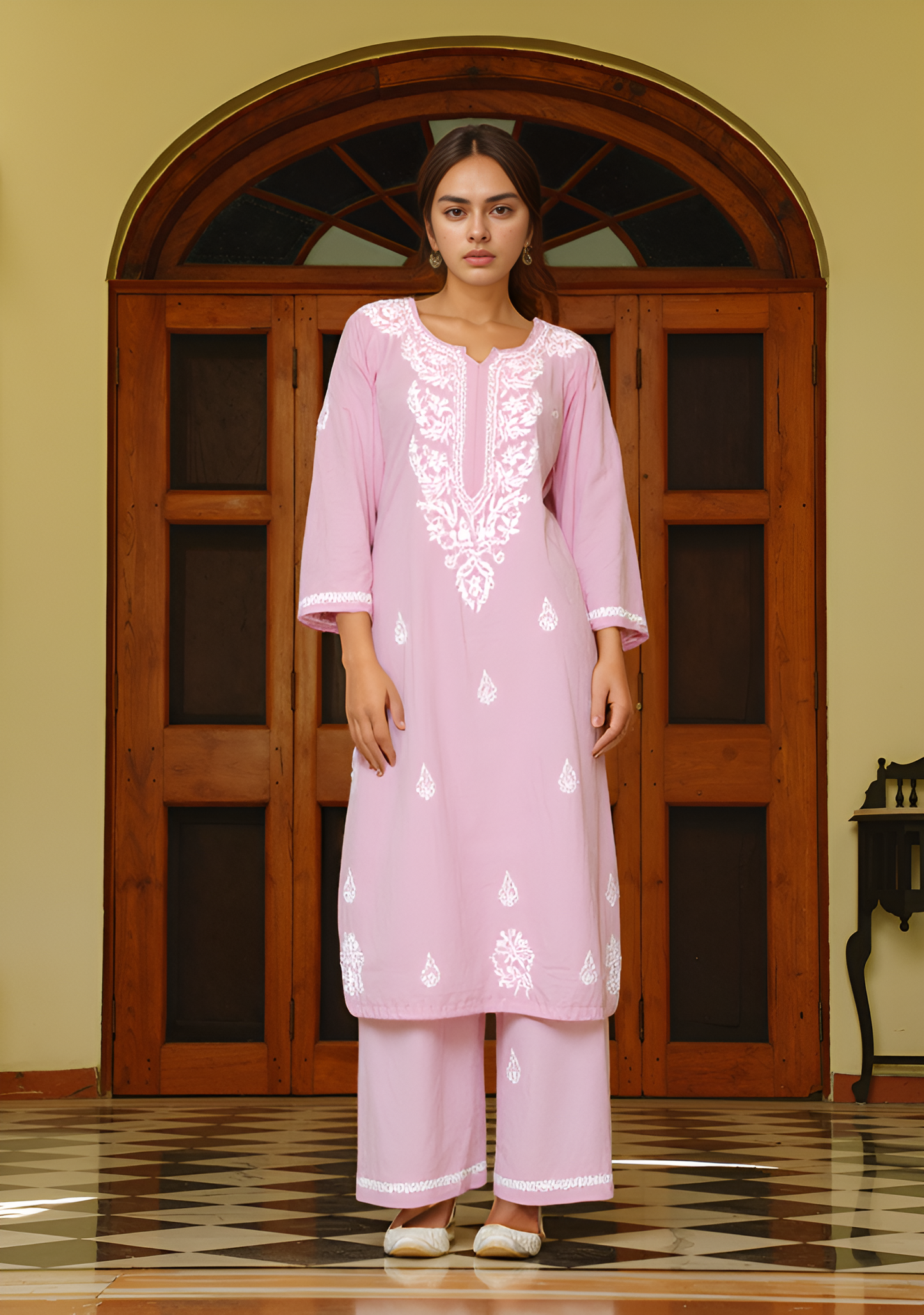 Modal Palazzo Kurta Set