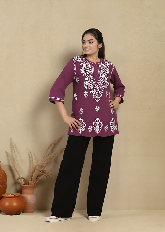 Summer Breeze Modal Short Kurti